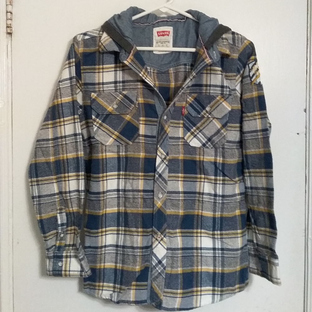 Levi's Flannel style Hoodie